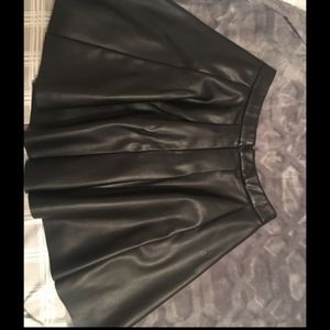 Bebe Faux Leather Skirt
